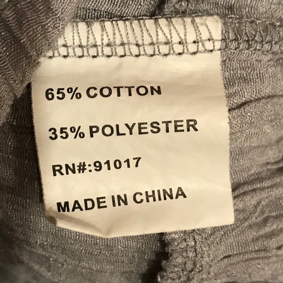 Solitaire Boho Chic Crepe Lace Blouse Small Gray - Picture 8 of 9